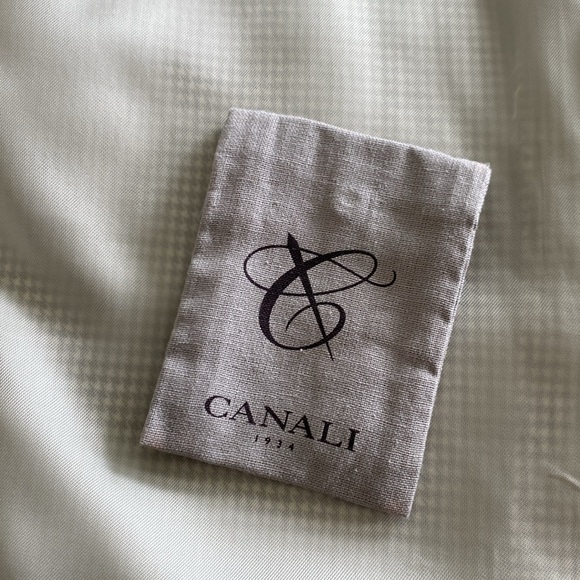 Canali Houndstooth Silk & Wool Two Button Blazer - Sports Coat. Made in Italy - Picture 13 of 16